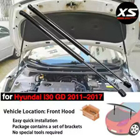 Hyundai Elantra GT I30 GD 2011-2017  KAPUT Amortisörü KİTİ- SETİ