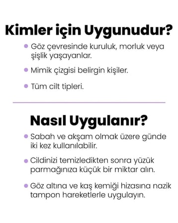 Santelive Yoğun Nemlendirici Göz Çevresi Kremi 50 ml