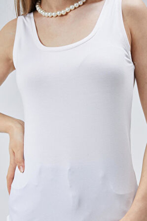 Extra Yumuşak Viskon Atlet Home&Outdoor-Ekru