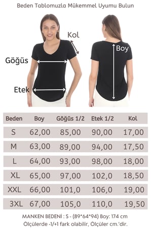 Extra Yumuşak Viscon 2'li Tişört -Siyah-Beyaz