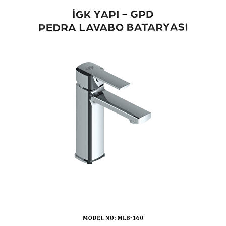 İGK YAPI - GPD MLB160 Pedra Lavabo Bataryası