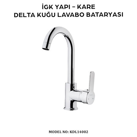 İGK YAPI – KARE Delta Kuğu Lavabo Bataryası (KDL14002)