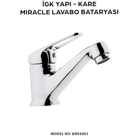 İGK YAPI – KARE Miracle Lavabo Bataryası (KMI4001)