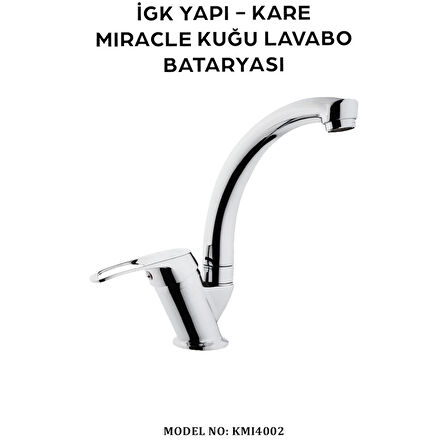 İGK YAPI – KARE Kuğu Lavabo Bataryası (KMI4002)