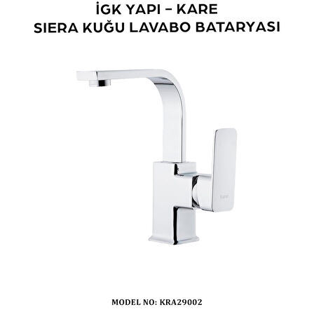 İGK YAPI – KARE Kuğu Lavabo Bataryası (KRA29002)