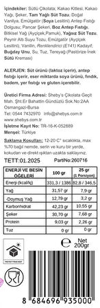 Çıtır Kadayıflı Antep Fıstığı Dolgulu Sütlü Tablet Çikolata 200gr (Dubai Çikolatası)