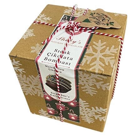 Sıcak Çikolata Bombası 4’lü (Marshmallow’lu Sütlü Çikolata)