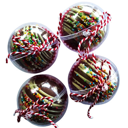 Sıcak Çikolata Bombası 4’lü (Marshmallow’lu Sütlü Çikolata)