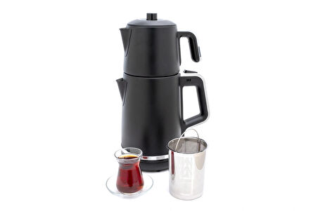 Narte Çay Makinesi Mat Siyah -Taste Series NT-TM200B