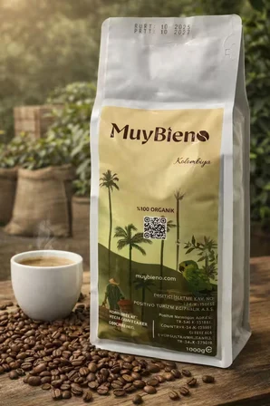 Kolombiya Medellin Supremo 1000 gr Kiloluk Çekirdek Kahve
