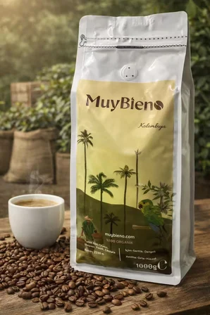 Kolombiya Medellin Supremo 1000 gr Kiloluk Çekirdek Kahve