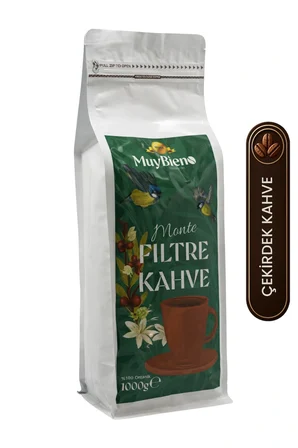 Premium Monte Filtre 1000 gr Çekirdek Kahve