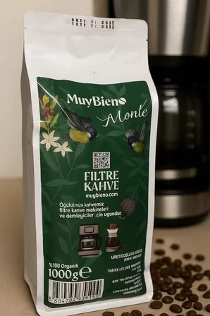 Premium Monte Filtre 1000 gr Çekirdek Kahve