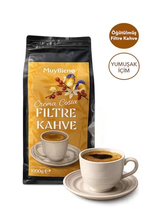 Crema Costa Filtre 1000 gr Öğütülmüş Kahve