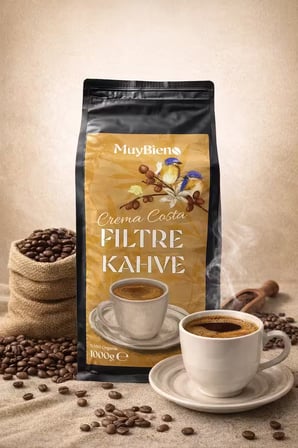 Crema Costa Filtre 1000 gr Öğütülmüş Kahve