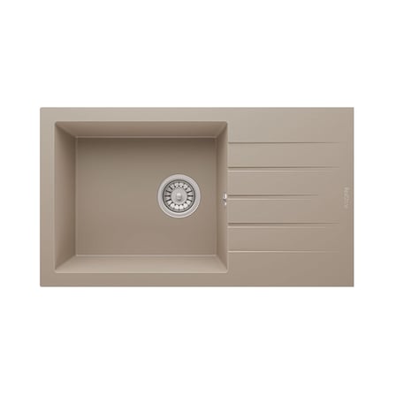 Real Stone P010 ASSOS 76 XL Cappucino Granit Mutfak Eviyesi 76x43.5 cm