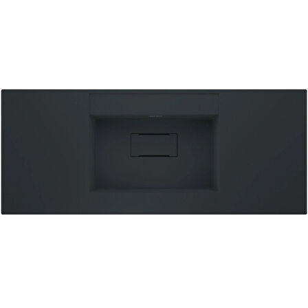 Real Stone Flatstone 100x50 Siyah Etajerli Granit Banyo Lavabosu