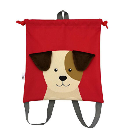 Köpek, Büzgülü Sırt Çantası, 28 cm