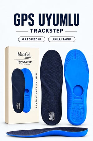 MG18 - TrackStep | Gizli Hazneli, Konum Takipli AirTag Uyumlu İç Tabanlık (Çocuk & Demans)