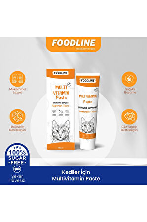 Foodline MultiVitamin Malt Macun 100 gr | Bağışıklık Sistemini Destekleyici