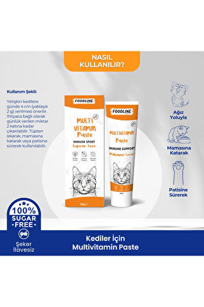 Foodline MultiVitamin Malt Macun 100 gr | Bağışıklık Sistemini Destekleyici