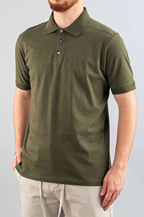 Erkek Slim Fit %100 Pamuklu Yumuşak Dokulu Polo Yaka T-Shirt Basic Tişört