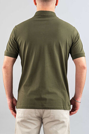 Erkek Slim Fit %100 Pamuklu Yumuşak Dokulu Polo Yaka T-Shirt Basic Tişört