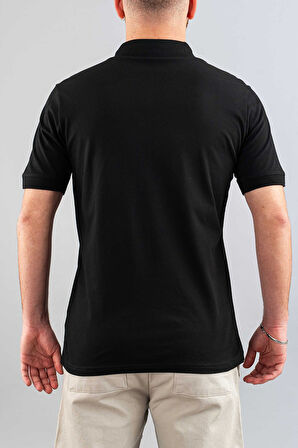 Erkek Slim Fit %100 Pamuklu Yumuşak Dokulu Polo Yaka T-Shirt Basic Tişört