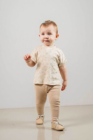 Bebek Çocuk Pamuklu 2'li Takım Ilk Ben Trend Moda Alt Üst Takım