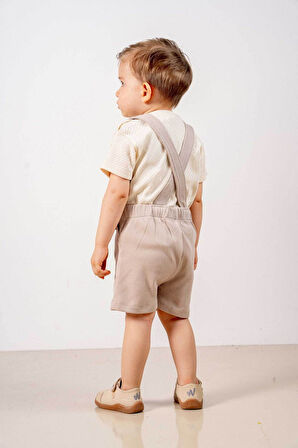 Bebek Çocuk Natural Pamuklu 2'li Takım Ilk Ben Trend Moda Alt Üst Takım