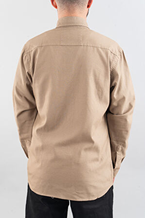 Slim Fit Dar Kalıp Erkek Kot Gömlek