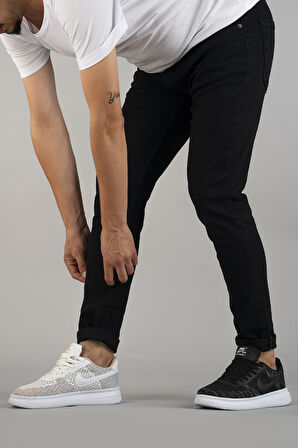 Erkek Slim Fit Dar Kesim Kot Pantolon