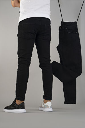 Erkek Slim Fit Dar Kesim Kot Pantolon