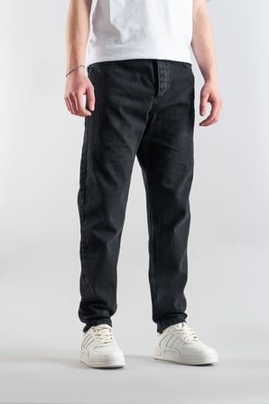 Erkek Rahat Likralı Denim Kot Pantolon Düğme Kapama