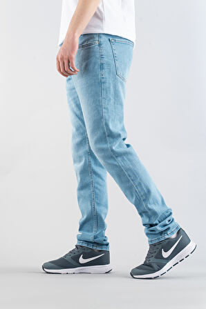 Erkek Slim Fit Dar Kesim Kot Pantolon