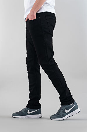 Erkek Slim Fit Dar Kesim Kot Pantolon
