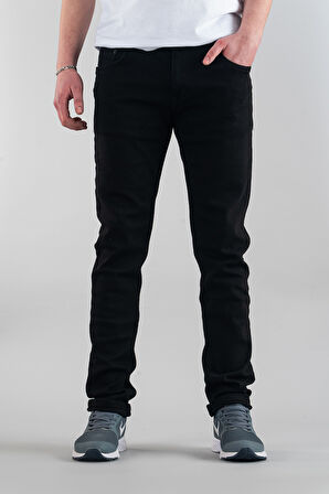 Erkek Slim Fit Dar Kesim Kot Pantolon