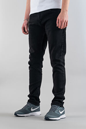 Erkek Slim Fit Dar Kesim Kot Pantolon