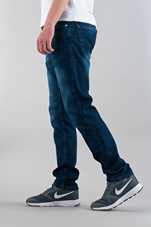 Erkek Slim Fit Dar Kesim Kot Pantolon