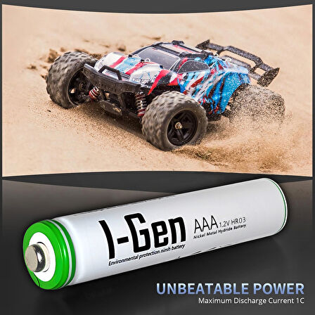 I-GEN B183 32'li Paket Şarjlı Pil 16 Adet AA 2700 MAH ŞARJLI KALEM PİL + 16 ADET AAA 900 MAH ŞARJLI İNCE KALEM PİL 1.2V NI-MH
