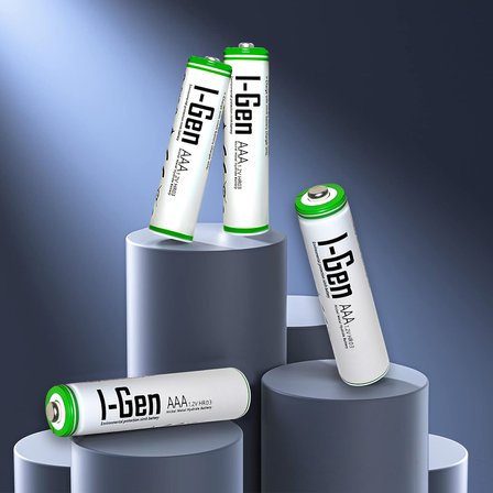 I-Gen G290 2'li AA/AAA/9V Pil Şarj Aleti + 2 Adet Aaa 900 Mah 1.2V Ni-Mh Şarjlı Ince Kalem Pilli Set