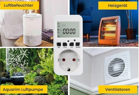 WellHise TM08 Hassasiyet Ayarlı Fotoselli Priz - Geri Sayımlı Işık Sensörü 16A/3680W