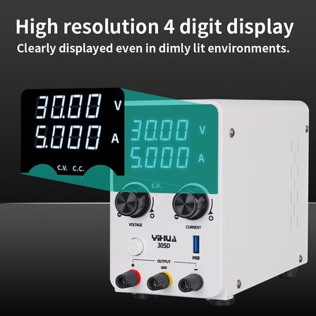 WELLHİSE YİHUA 305D-V 30V 5AH GÜÇ KAYNAĞI POWERSUPPLY