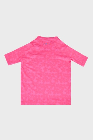 Slipstop Daisyloo Uv Korumalı Kısa Kollu Mayo T Shirt Kız Çocuk T SHİRT ST2612050002 PEMBE