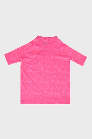 Slipstop Daisyloo Uv Korumalı Kısa Kollu Mayo T Shirt Kız Çocuk T SHİRT ST2612050002 PEMBE