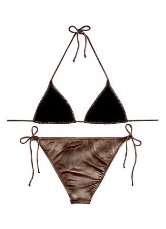 Slipstop Kahverengi Kadın Bikini Takım SB2644000311