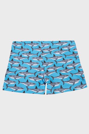 Slipstop Santana Junior Desenli LAstikli Bel Boxer Mayo Short Erkek Çocuk MAYO SHORT SR2631000008 MAVİ