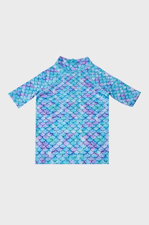 Slipstop Miranda Junior Uv Korumalı Kısa Kollu T Shirt Kız Çocuk T SHİRT ST2611000007 TURKUAZ