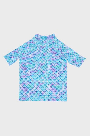 Slipstop Miranda Junior Uv Korumalı Kısa Kollu T Shirt Kız Çocuk T SHİRT ST2611000007 TURKUAZ