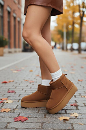 Lumberjack WOLD 5PR 102031000 Kadın Kar Botu Taba 36-40 